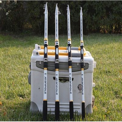 High-Performance 3.6m/12ft Premium Fishing Rod with Glossy White Finish - Carbon and Glass Fiber Build_img_2
