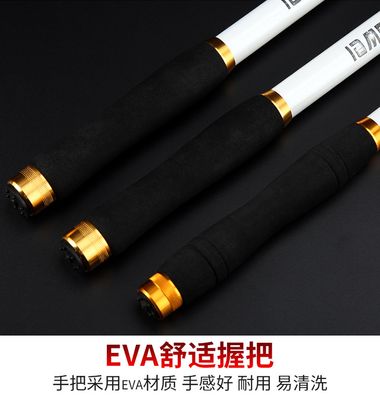 High-Performance 3.6m/12ft Premium Fishing Rod with Glossy White Finish - Carbon and Glass Fiber Build_img_10