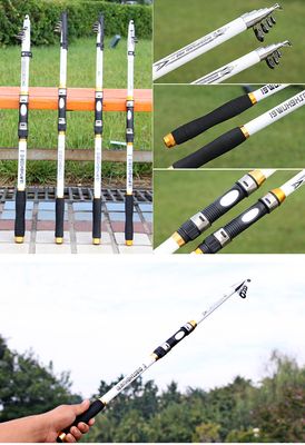 High-Performance 3.6m/12ft Premium Fishing Rod with Glossy White Finish - Carbon and Glass Fiber Build_img_13
