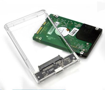 Clairlio 2.5 inch Plastic Transparent HDD SSD Case SATA 3 to USB 3.0 Hard Drive Enclosure 328077869_img_9