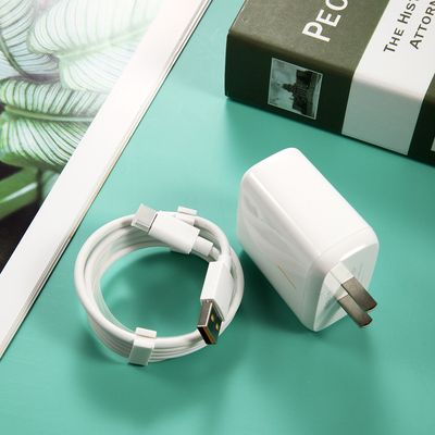 Smart Charger Bundle: 65W Super Dart and Super Vooc Flash Adapter with Type C Cable (White) for Realme Oppo_img_1