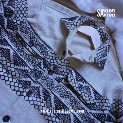 Off White Pattern - Winter Shacket_img_3