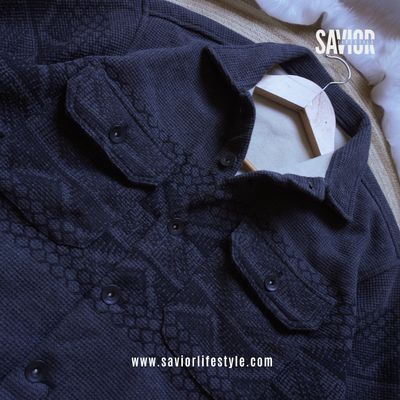 Charcoal Pattern - Winter Shacket_img_1