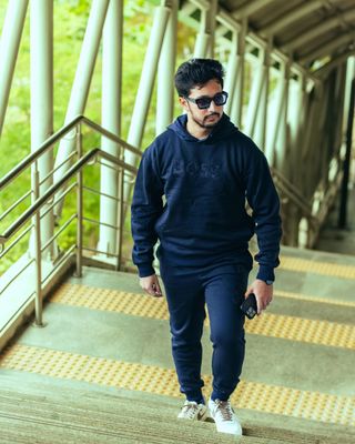 HB Hoodie Joggers Set Navy Blue_img_1