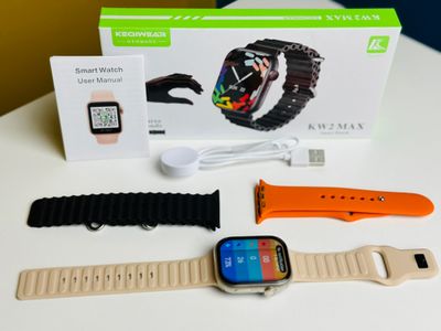 Keqiwear KW2 Max Smartwatch With 3 Bracelets – 49mm_img_2