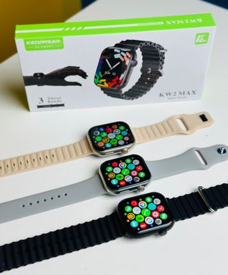 Keqiwear KW2 Max Smartwatch With 3 Bracelets – 49mm_img_5