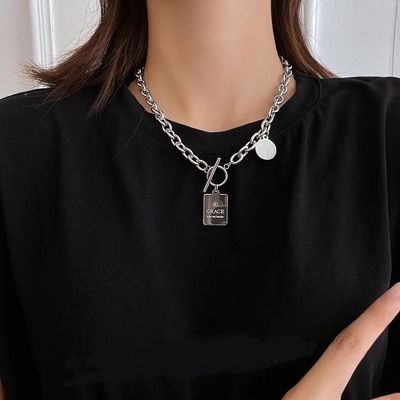 Punk Grace Necklace – Edgy Layered Chain Choker_img_1