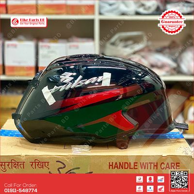 Fuel tank for Bajaj Pulser UG4.6 (Single Disk, Black-Red) bike._img_0
