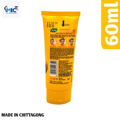 Joy Papaya Sunscreen Cream Spf 25_img_1