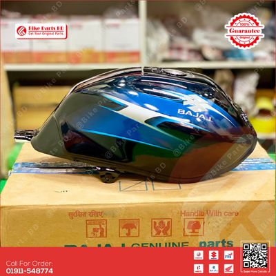 Fuel tank for Bajaj Disover 135 Black-Blue bike_img_0