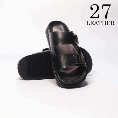 Elano Premium Leather Sandal(Black)_img_2