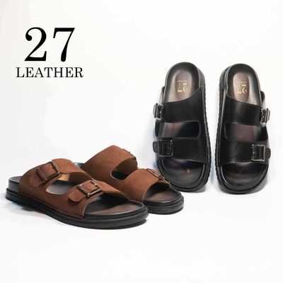 Elano Premium Leather Sandal(Black)_img_3