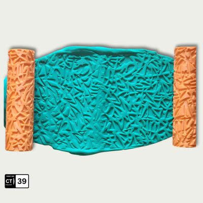 Abstract Texture Roller for Cookie, Chocolate, Fondant & Clay – Pattern Roller_img_0