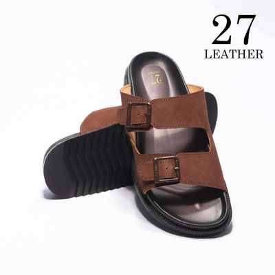 Elano Premium Leather Sandal(Chocolate)_img_2