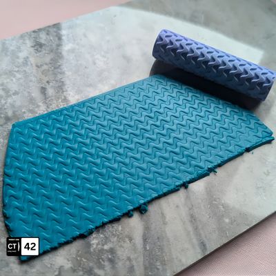 Wave Pattern Texture Roller for Cookie, Chocolate, Fondant & Clay – Pattern Roller_img_0