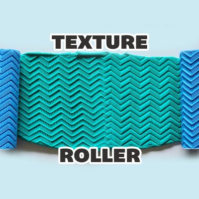 Chevron Texture Roller for Cookie, Chocolate, Fondant & Clay – Pattern Roller_img_1