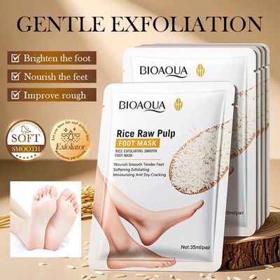 BIOAQUA Organic Foot Mask - Hydrating & Exfoliating Foot Care_img_1