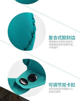 Pressing inflatable Neck Pillow Push Button Pillow Travel Pillow_img_9