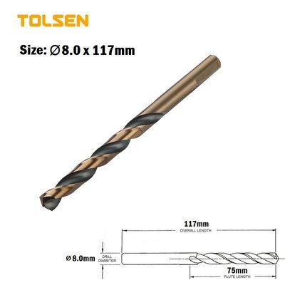 TOLSEN 1pcs Black & Gold HSS Drill Bits ( 6.5 | 7 | 7.5 | 8 | 8.5 | 9 | 9.5 | 10 | 10.5 | 11 | 11.5 | 12 | 12.5 | 13 mm ) For Metal and Stainless Industrial Grade_img_4
