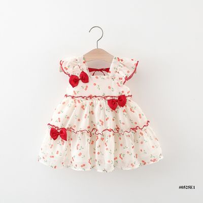Baby Girls Summer Cherry Blossom Party Dress (6 to 36 months)_img_2