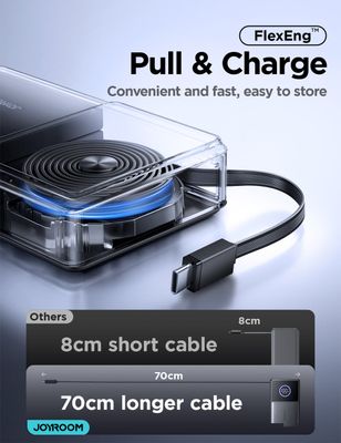 JOYROOM JR-PR1 10000mAh 22.5W Retractable Power Bank_img_8