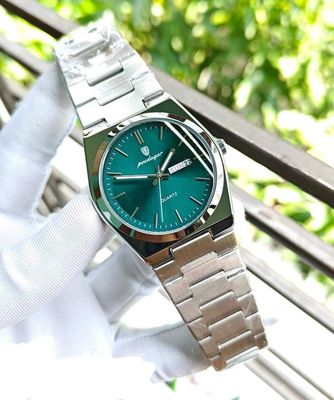 POEDAGAR 930 Men's New Luxury Luminous Date Week Stainless Steel Quartz Watch For Men_img_3