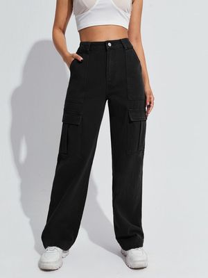Black Cargo denim_img_3