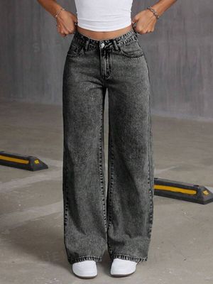 Grey wash wide leg_img_2