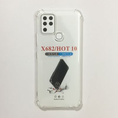 Infinix Hot 10 Soft Silicone Transparent Back Cover_img_0