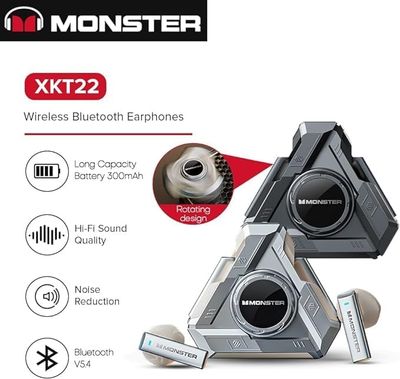 Monster XKT22 Wireless Gaming Earbuds_img_4