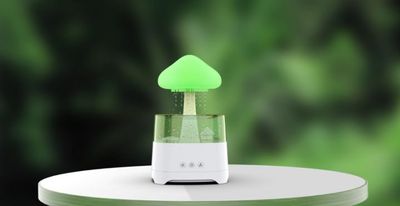 5 IN 1 Bluetooth Speaker Rain Cloud Humidifier, switchable 7 colors, 450ml capacity super quiet, intelligent anti-dry function_img_0