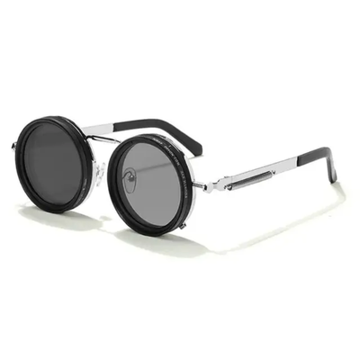 New Arrive 1-9 Adjustable Sunglasses Moonglass-Nd Filter Lenses Adjustable Tint Rounded Polarized Sunglasses_img_3