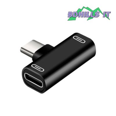 2 in1 Dual USB-C Type C Splitter Adapter to Charger and Headphone For Android US Alliance_img_2