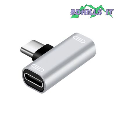 2 in1 Dual USB-C Type C Splitter Adapter to Charger and Headphone For Android US Alliance_img_3