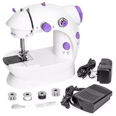 Portable Mini Sewing Machine – Dual-Speed, LED Light, Foot Pedal, Thread Cutter, 25 Threads – Compact Electric Stitch Tool for Beginners & Home Use_img_5