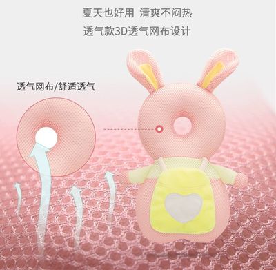 Anti fall baby head safety pillow with anti-lost strap and Sound_img_11