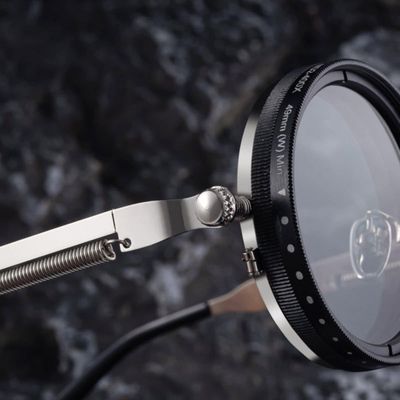 New Arrive 1-9 Adjustable Sunglasses Moonglass-Nd Filter Lenses Adjustable Tint Rounded Polarized Sunglasses_img_2