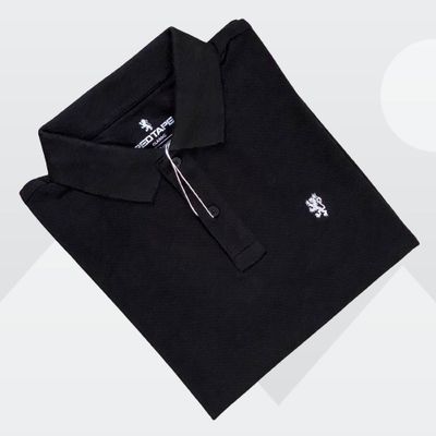 Red Tape Men's Black Polo T-shirt_img_0