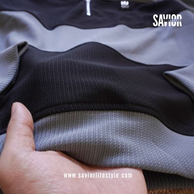 Grey Black - Full Sleeve Zipper Sweatshirt_img_2