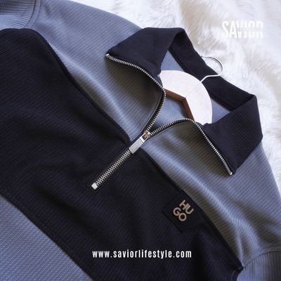 Grey Black - Full Sleeve Zipper Sweatshirt_img_4