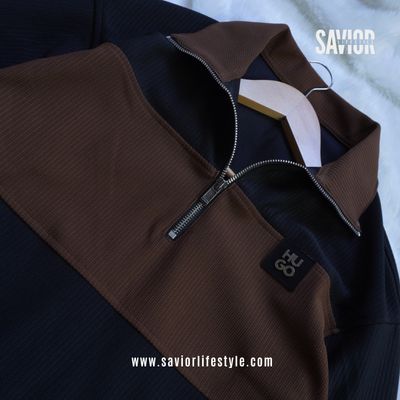 Brown Black - Full Sleeve Zipper Sweatshirt_img_1