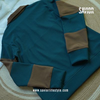 Ocean Blue - Full Sleeve Zipper Sweatshirt_img_3