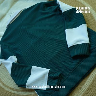 Ocean Green - Full Sleeve Zipper Sweatshirt_img_3