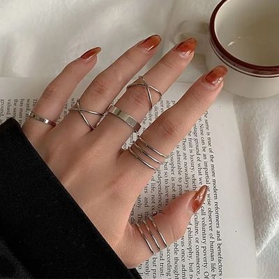 6 pieces ring set. 💜_img_0
