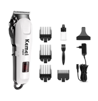 Kemei KM-809A Digital Electric Rechargeable Professional Hair Clipper Trimmer_img_1