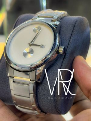 MOVADO SILVER CHAIN WHITE DIAL MUSEUM SERIES_img_2