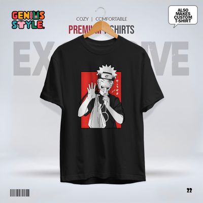 Hello From Naruto Drop Shoulder T-shirt - 22_img_1