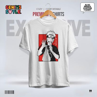 Hello From Naruto Drop Shoulder T-shirt - 22_img_0