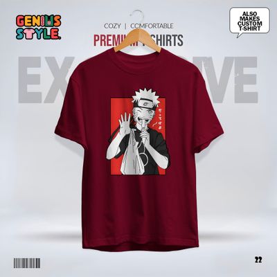 Hello From Naruto Drop Shoulder T-shirt - 22_img_3