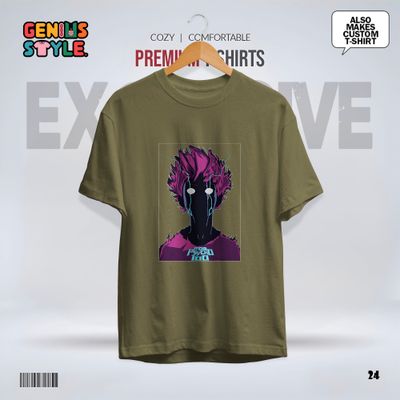 Mob Psycho 100 - Premium Drop Shoulder T-shirt - 24_img_1